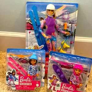 Barbie and friends, ski & snowboard